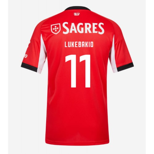 Moški Nogometni dresi Benfica Dodi Lukebakio #11 Domači 2025-26 Kratek Rokav